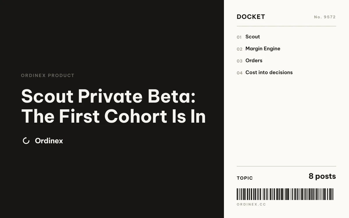 Scout Private Beta: The First Cohort Is In