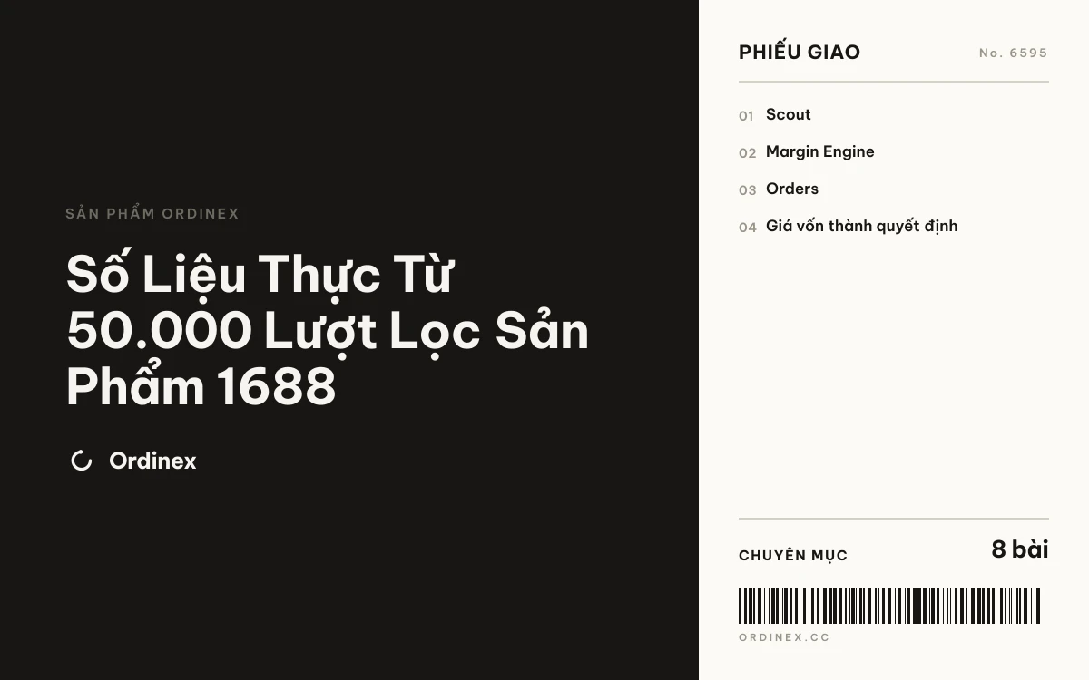 Số Liệu Thực Từ 50.000 Lượt Lọc Sản Phẩm 1688