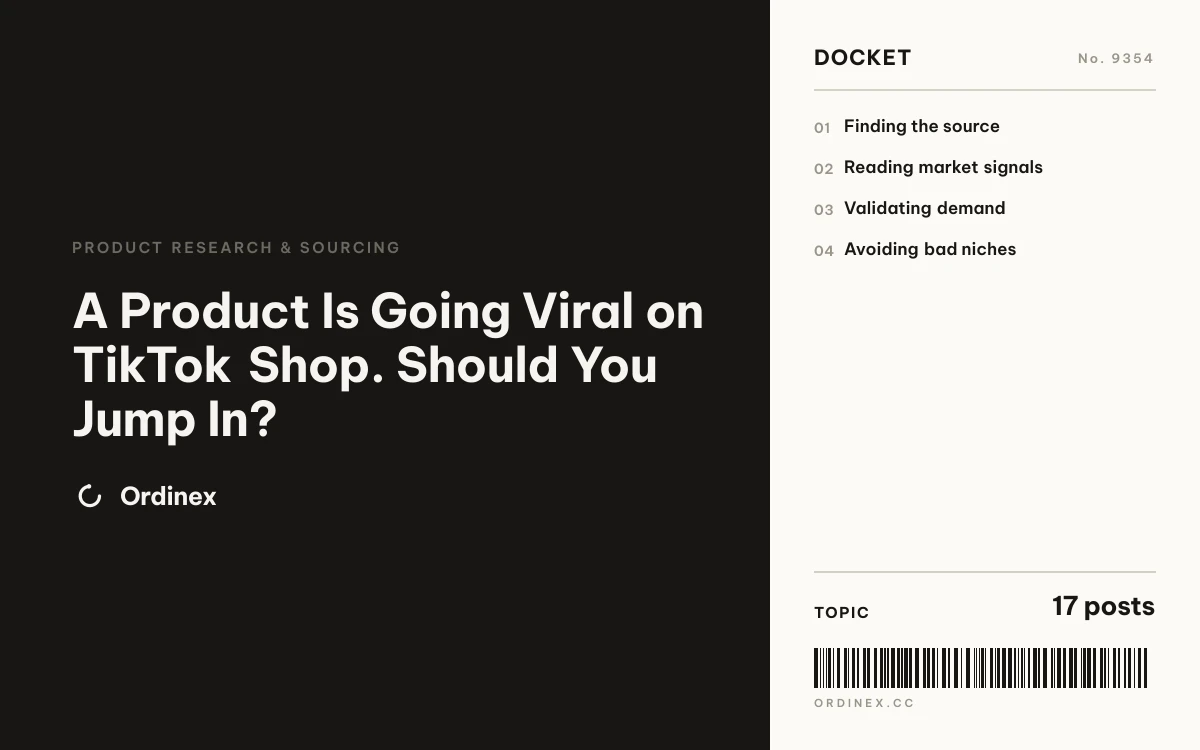 A Product Is Going Viral on TikTok Shop. Should You Jump In?