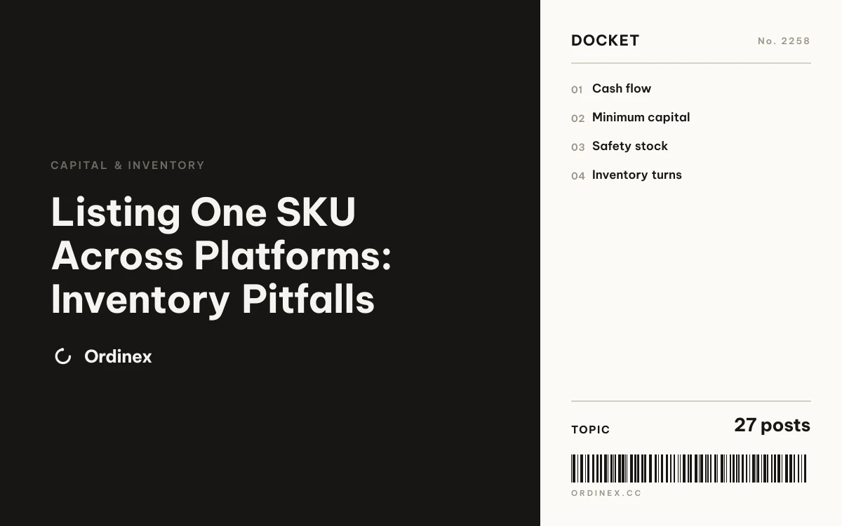 Listing One SKU Across Platforms: Inventory Pitfalls