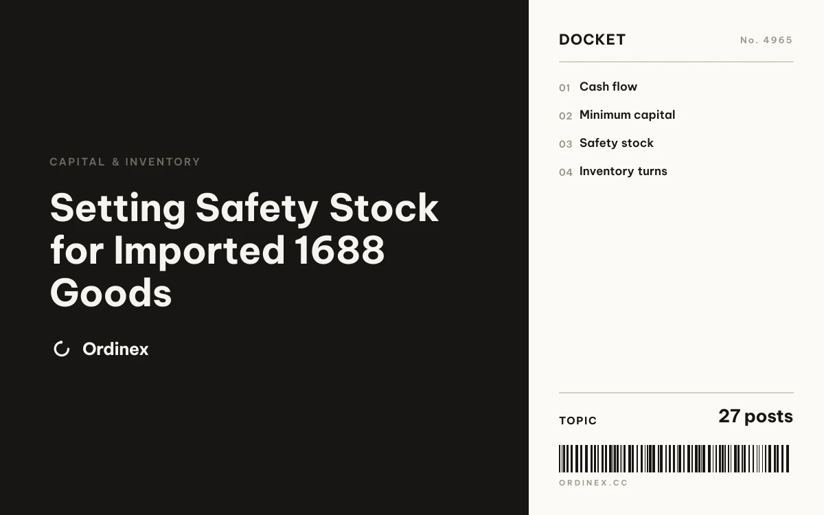 Setting Safety Stock for Imported 1688 Goods