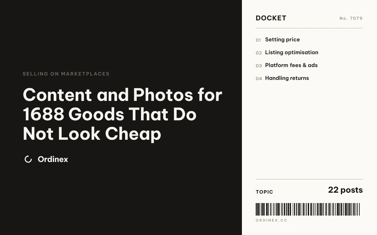 Content and Photos for 1688 Goods That Do Not Look Cheap