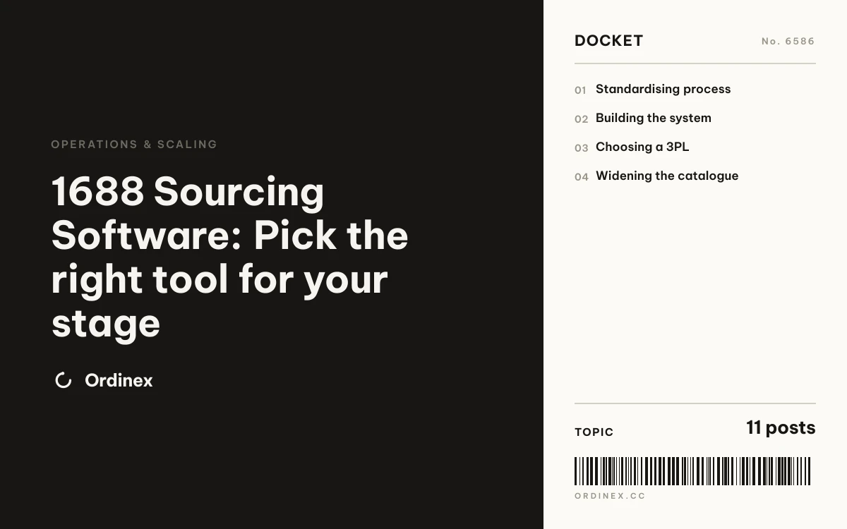 1688 Sourcing Software: Pick the right tool for your stage