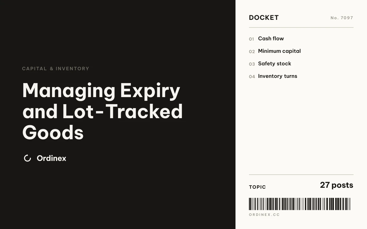 Managing Expiry and Lot-Tracked Goods