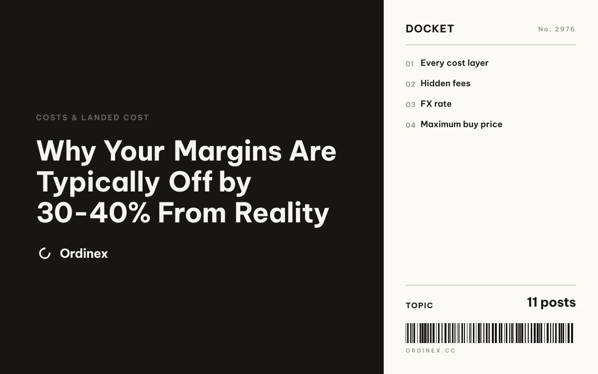 Why Your Margins Are Typically Off by 30-40% From Reality
