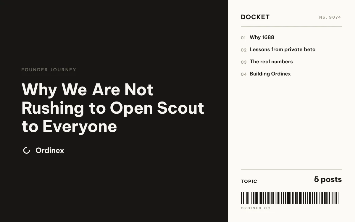 Why We Are Not Rushing to Open Scout to Everyone