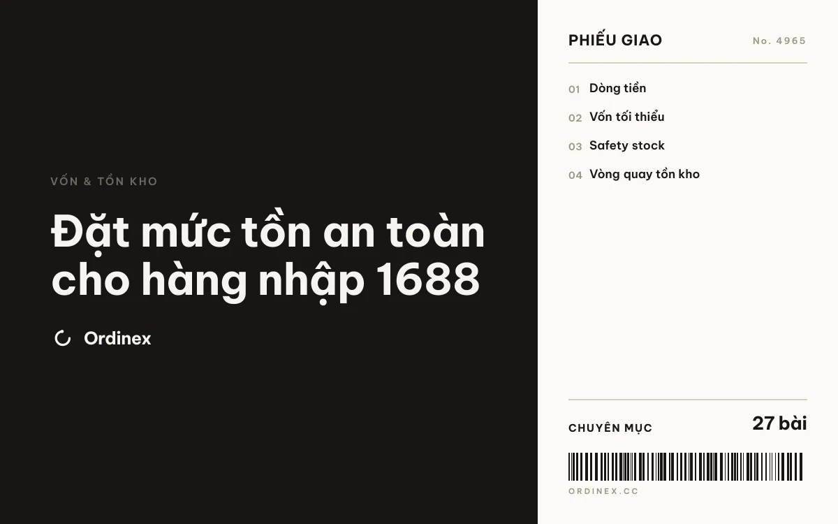 Đặt mức tồn an toàn cho hàng nhập 1688