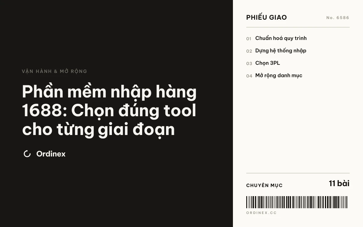 Phần mềm nhập hàng 1688: Chọn đúng tool cho từng giai đoạn